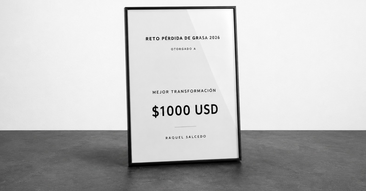 $1000 USD PARA LA MEJOR TRANSFORMACIÓN